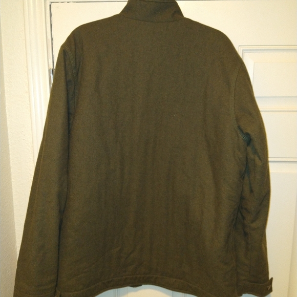 Patagonia Felted Green Merino Wool Blend Jacket Men's sz Large. - Picture 2 of 10